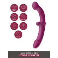 Vibrator Dual Punctul G — 10 Moduri, 2 Motoare, Reîncărcabil Mov