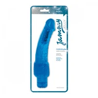 Vibrator Jelly Puzzling Glitter Albastru