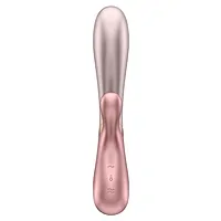 Vibrator Rabbit Hot Lover Heat Silicon 19.9cm Roz