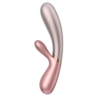 Vibrator Rabbit Hot Lover Heat Silicon 19.9cm Roz
