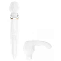 Vibrator Satisfyer Double Wander XXL Alb