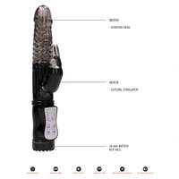 Vibrator Shots Vibrating Rabbit Negru