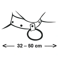Zgardă Zado Bondage Collar Negru