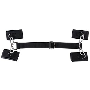 Set Manșete Mâini ȘI Glezne Negru pe SexLab