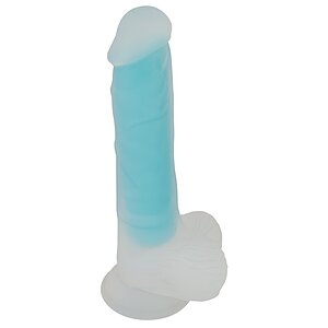Dildo Glow în the Dark Transparent pe SexLab
