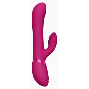 Vibrator Etsu Pulse Wave Punctul G Rabbit And Clitoral Roz