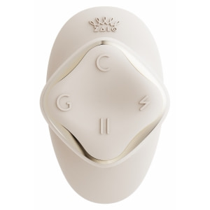 ZALO DEYA Vibrator Purtabil cu Telecomandă și Suctiune Ivory Alb