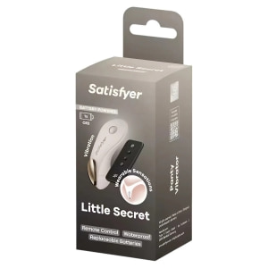 Little Secret Vibrator Pentru Chiloți Satisfyer Gri