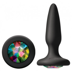 Anal Plug Glams Mini Rainbow Multicolor pe Sexlab.ro