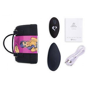 Vibrator Pentru Chiloți Cu Telecomandă Feelztoys Negru pe SexLab