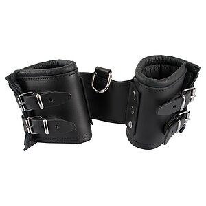 Cătușe Leather Zado Negru pe SexLab