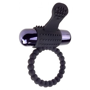 Inel cu Vibrații Fantasy C-Ringz Silicon Negru pe SexLab