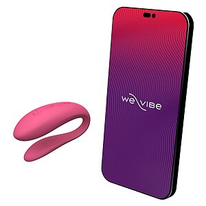 WeVibe Sync Lite Roz, 10 Moduri, Reîncărcabil Discret pe SexLab
