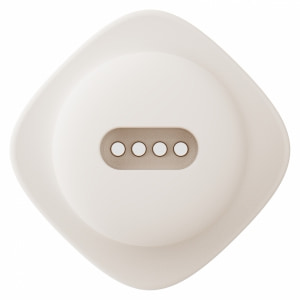 ZALO DEYA Vibrator Purtabil cu Telecomandă și Suctiune Ivory Alb
