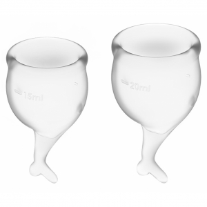 Satisfyer Feel Secure Menstrual Cup Set pe SexLab