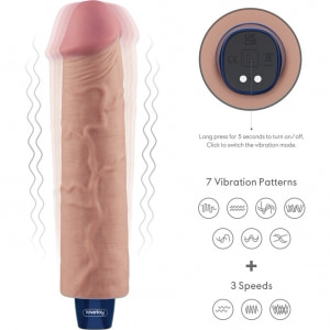 Lovetoy Real Softee 9.5 - Vibrator Reîncărcabil, 10 Moduri