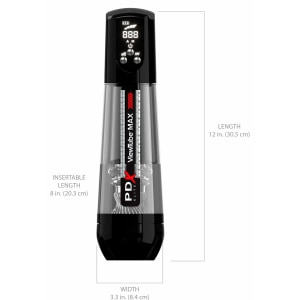 Masturbator ViewTube Max cu Sucțiune și Vibrații Separate