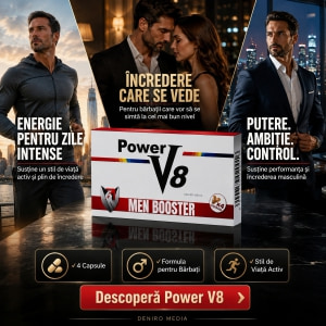 4 Pastile Pentru Erecție Și Potență Power V8