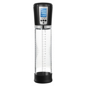 Premium Rechargeable Automatic LCD Pump - Transparent pe Sexlab.ro