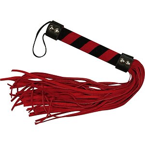 Bici Red Flogger Bad Kitty Roșu pe SexLab