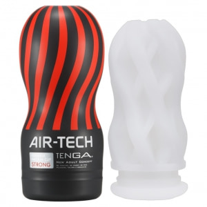 Masturbator TENGA Air Tech Strong Negru Masturbator TENGA Air Tech Strong Negru pe Sexlab.ro