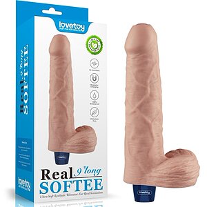 Lovetoy Real Softee 9'' (23 cm) – 10 Moduri, Reîncărcabil pe SexLab