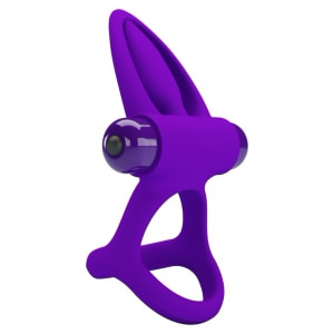 Pretty Love Inel Vibrator Vibration, 10 Moduri, Mov pe Sexlab.ro