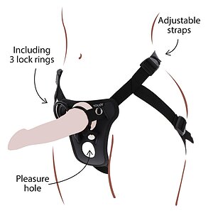 Strap On Cu 3 Inele Din Silicon Set