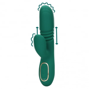 Loveline Rabbit: Penetrare Ritmică, Încălzire 42°C Verde Loveline Rabbit: Penetrare Ritmică, Încălzire 42°C Verde pe Sexlab.ro
