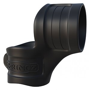 Inel Penis Cu Ball Stretcher Mr. Big Negru pe SexLab