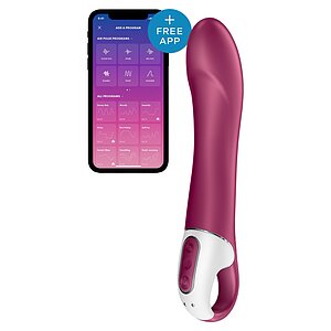 Vibrator Satisfyer Big Heat Vișiniu pe SexLab