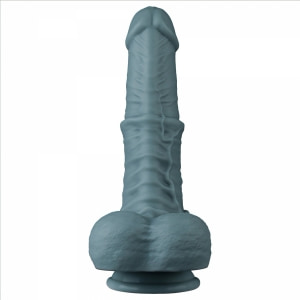 Vibrator Realist Lovetoy Nature Layer 3 Moduri Reîncărcabil Gri