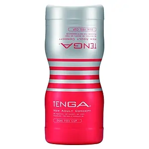 Masturbator Tenga Dual Feel Cup Medium Rosu pe SexLab
