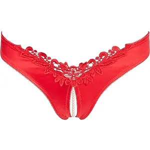Chilot Perle Cottelli Collection Roșu pe SexLab