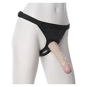 Double Strapon 8 Inch Dong With Harness pe SexLab