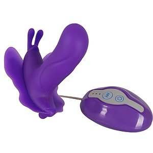 Vibrator Flutter Butterfly Mov pe SexLab