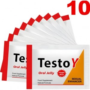 TestoY Jeleu Oral Pentru Erecție 10 plicuri pe Sexlab.ro