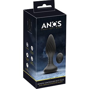 ANOS Plug Anal Rotativ 10 Moduri, Perle Rotative, USB Reîncărcabil pe SexLab