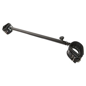 Leather Spreader Bar Zado Negru pe SexLab