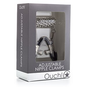 Adjustable Nipple Clamps Metal Argintiu