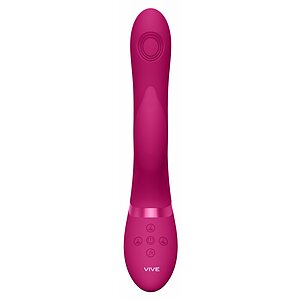 Aimi Pulse Wave and Vibrating Punctul G Rabbit Roz