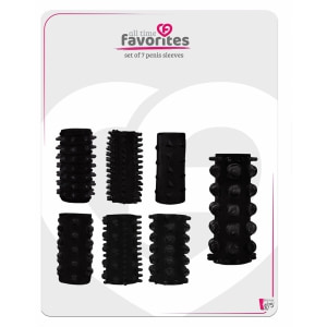 All Time Favorites Sleeves Set Negru