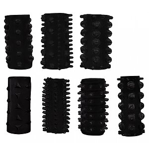 All Time Favorites Sleeves Set Negru pe SexLab