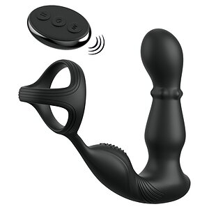 Anal Fantasy Elite Slide Glide 10 Funcții Reîncărcabil Negru pe SexLab