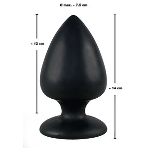 Anal Plug Black Velvets Large Negru