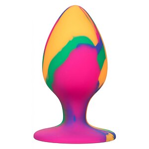 Anal Plug Cheeky Large Tie-Dye Multicolor pe SexLab