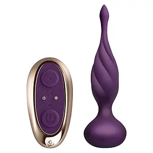 Dop Anal Cu 10 Niveluri Vibratii Pulsatii Vibrator Anal Telecomanda Usb Mov