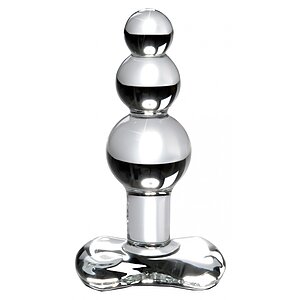 Anal Plug Din Sticlă Icicles No 47 Transparent pe SexLab