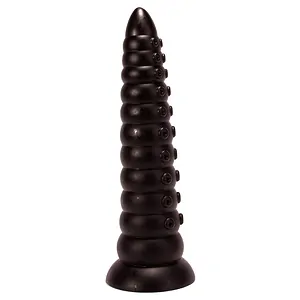 Anal Plug Extra-Advanced Anal Play 11.6 inch Negru pe SexLab