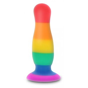 Anal Plug Fun Stuffer Medium Multicolor pe SexLab